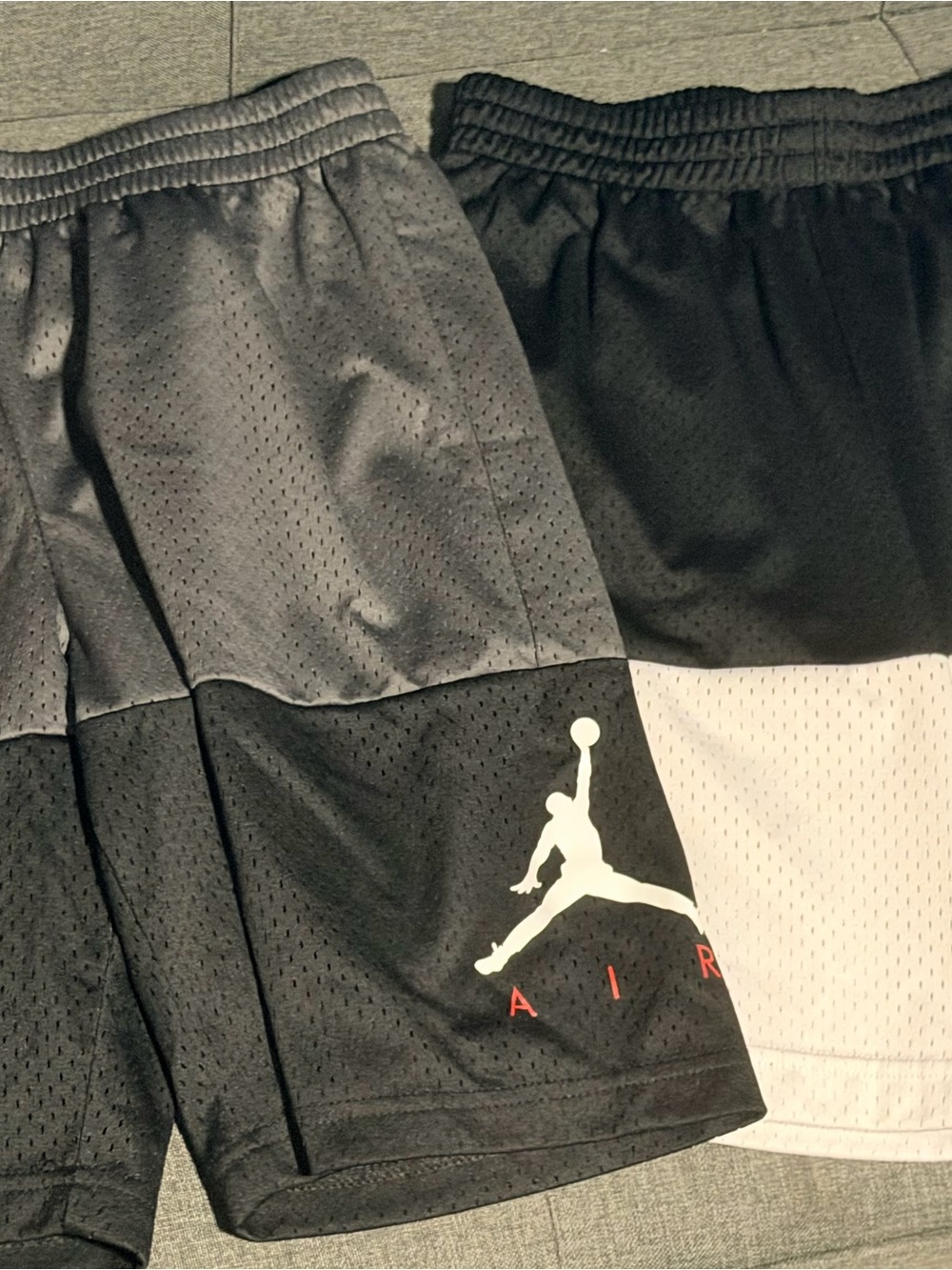 Jordan Boys Medium Athletic Shorts, bundle of two